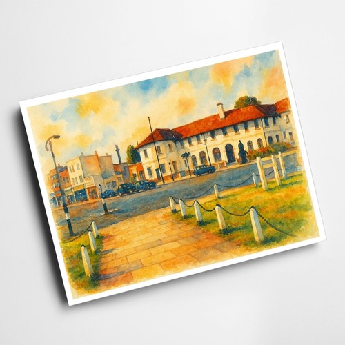 Print queen victoria - a6,