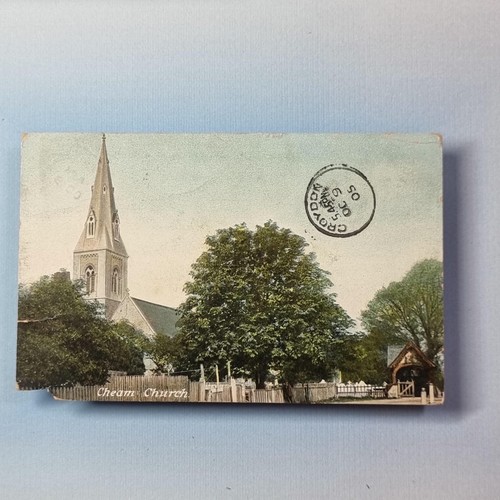 Cheam surrey postcard - postcard, 1905