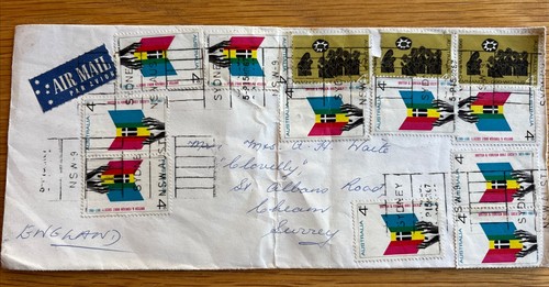 Australia 1967 airmail - airmail, cover