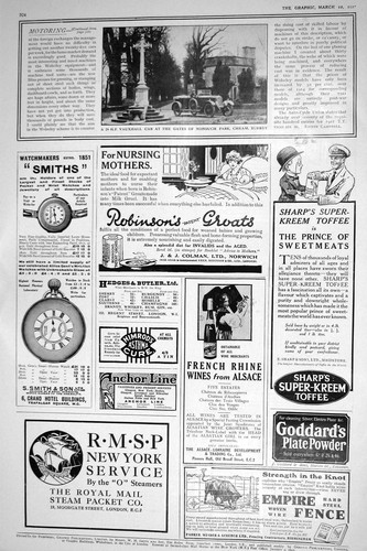Antique old print 1921 - antique,