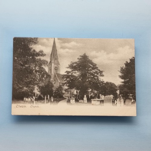 Cheam postcard c1910 london - cheam,