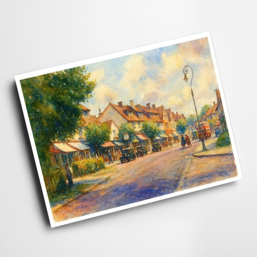 Print ewell road - print, road,