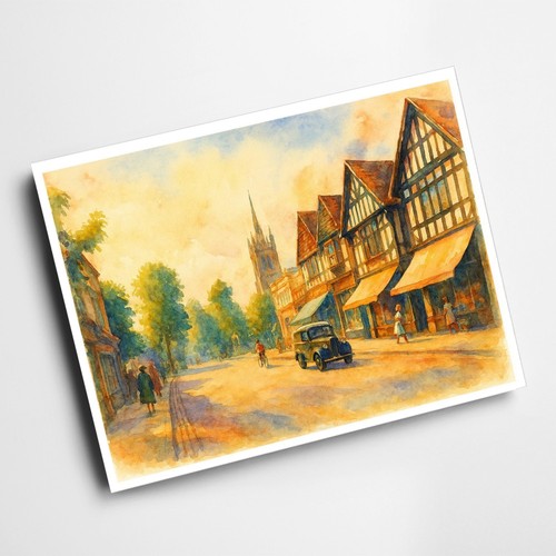 Print cheam road sutton - a6,
